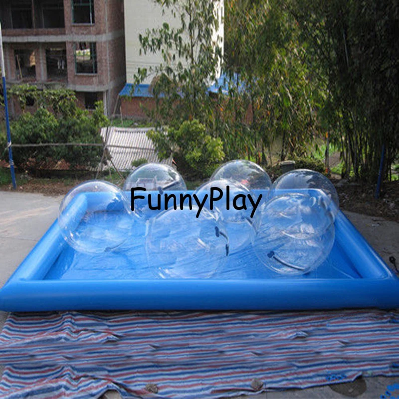 heated inflatable pool