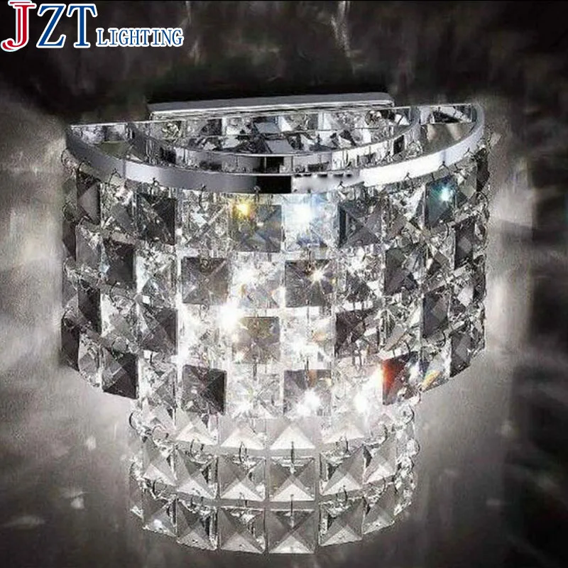 M Best Price E14 LED K9 Crystal Wall Lamp D18 H30cm Fashion Home Lighting Free Shipping