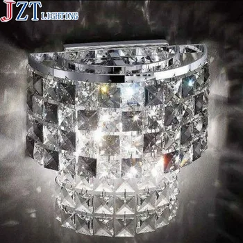 

M Best Price E14 LED K9 Crystal Wall Lamp D18*H30cm Fashion Home Lighting Free Shipping And Give A LED Bulb As A Present