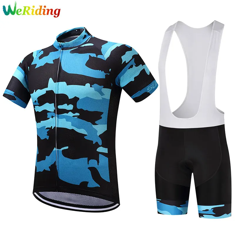 

2017 Summer Cycling Clothing MTB Bike Clothing Breathable Cycling Jersey And Bike Bib Tights Riding Jersey