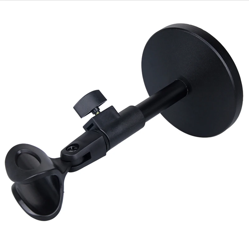 Metal Disc Microphone Bracket DS-12 Black style one (5)