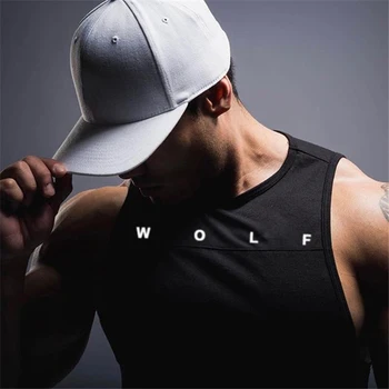 Men Sleeveless Sport Tank Running Vest Sport Tank Top Cotton Gym Vest Fitness Top Size M/L/XL/XXL 5