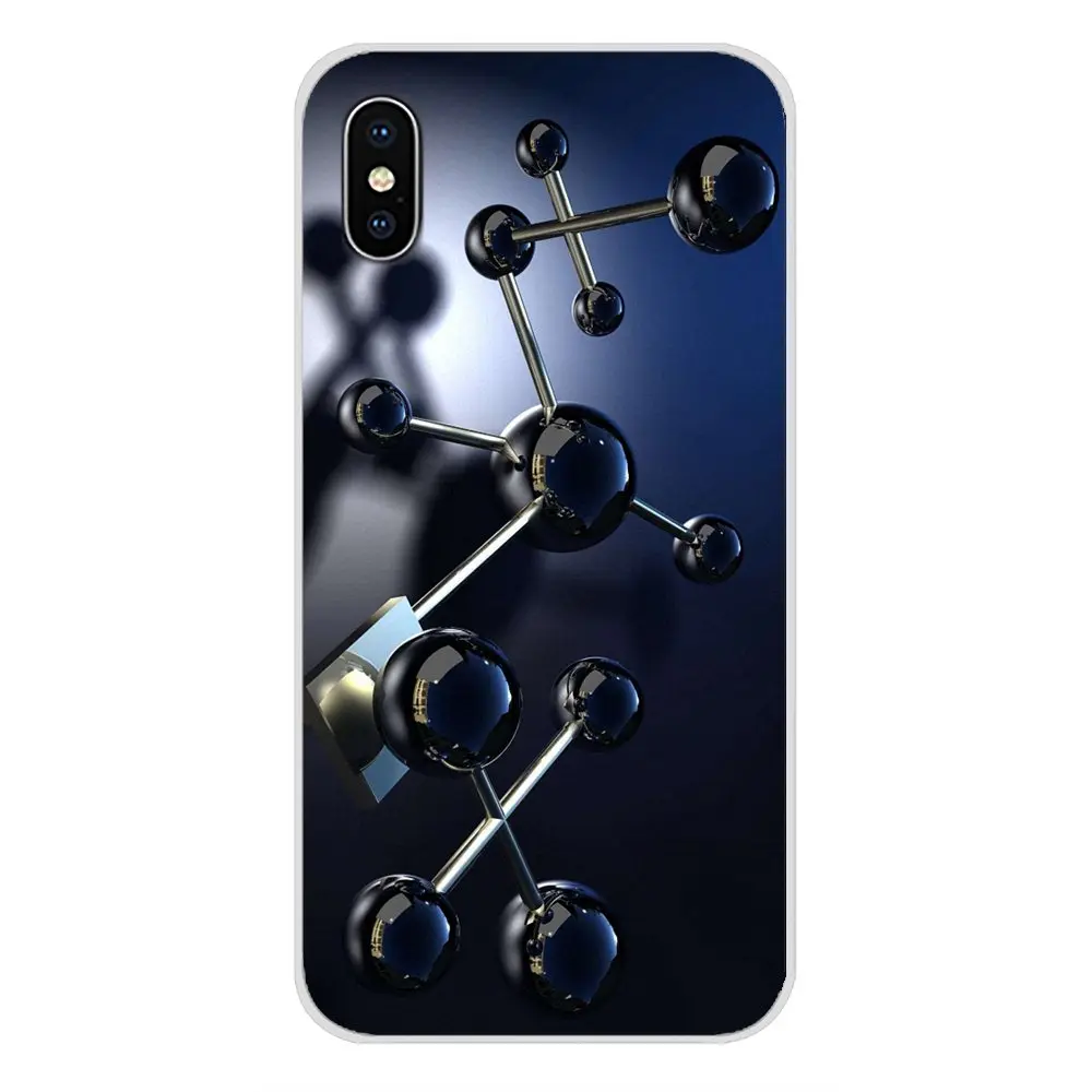 Для Xiaomi Mi6 A1 5X 6X Redmi Note 5 5A 4X 4A 4 3 Plus Pro pocophone F1 физическая молекула Atom структура