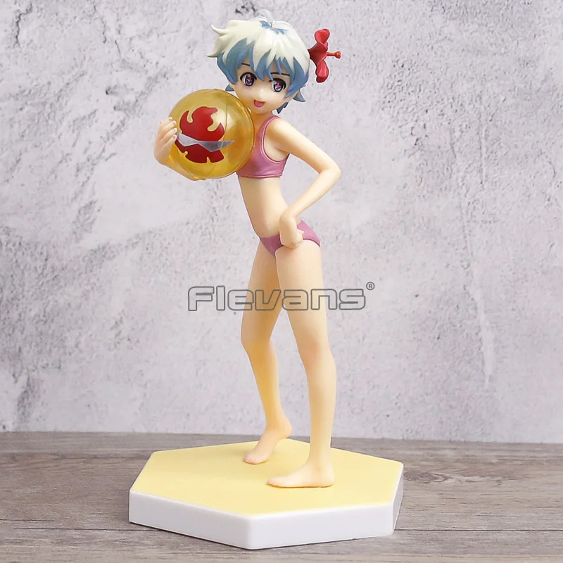 

Anime Tech Tengen Toppa Gurren Lagann Nia Teppelin Swimsuit with Ball Sexy Girl PVC Action Figure Model Doll