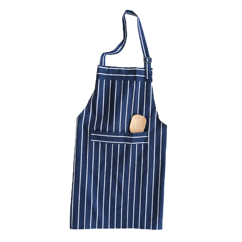 4 шт./компл. платье для кухни фартук в полоску синие коврики подставки ручные Перчатки Изоляционные подставки высокого качества
