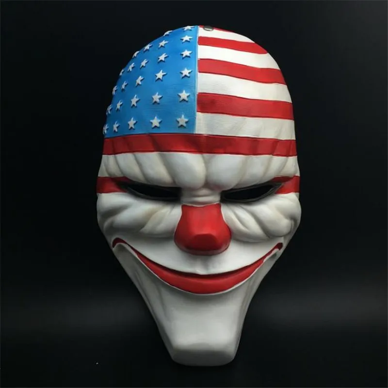 Payday 2 маска из смолы The Heist Dallas/Wolf/Chains/Hoxton Косплей Хэллоуин ужас клоун маскарадный Косплей Карнавал мужской костюм