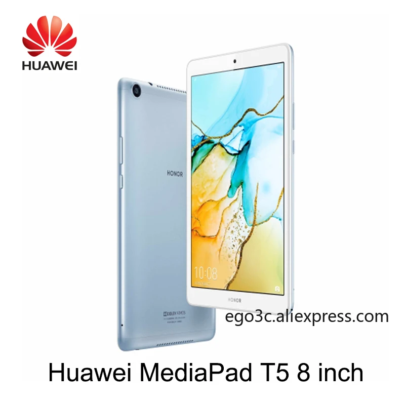 

Original Huawei Mediapad T5 8 huawei honor T5 8 inch LTE/wifi 3G/4G 32G/64G OTG GPS Charger Octa Core with Dual Cameras microSD