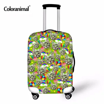 

Coloranimal Cartoon Cat Puzzle Luggage Protective Cover For 18-30 Inch Trolley Suitcase Elastic Travel Waterproof Zipper Cover
