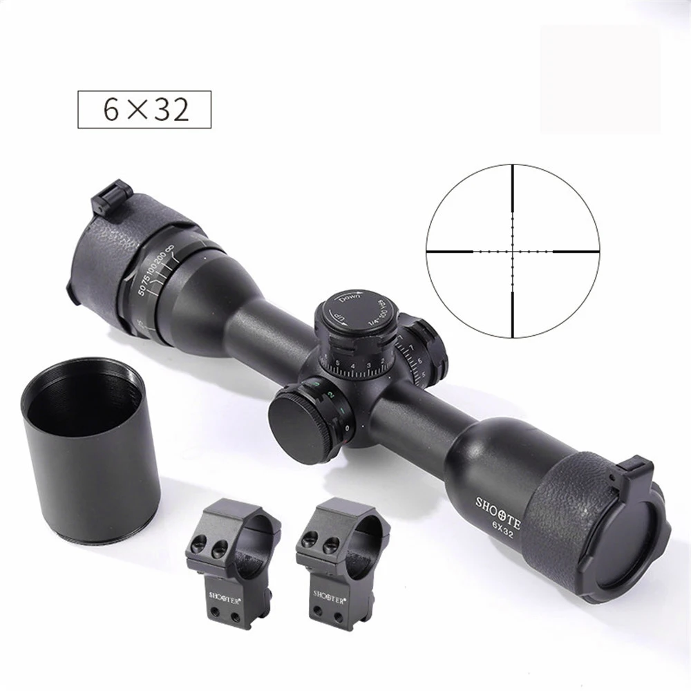 

Shooter New Tactical Military ST 6x32AOEE Rifle Scope For CS Game Hunting Shooting OS1-0357