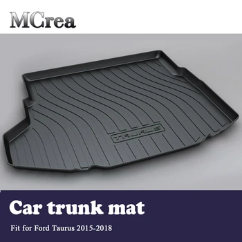 

MCrea Car Cargo Liner Rear Trunk Mat For Ford Taurus Accessories 2015 2016 2017 2018 Luggage Boot Liner Tray Anti-slip Floor Mat