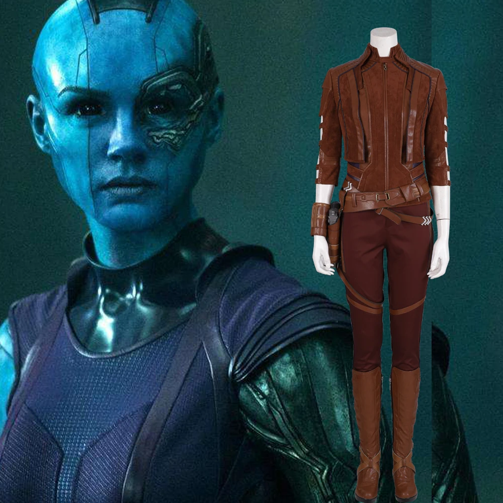 MANLUYUNXIAO Avengers Endgame Marvel Nebula Full Set Outfit Cosplay Costume Halloween anime women adult christmas outfit women MANLUYUNXIAO Avengers Endgame Marvel Nebula Full Set Outfit Cosplay Costume Halloween anime women adult christmas outfit women