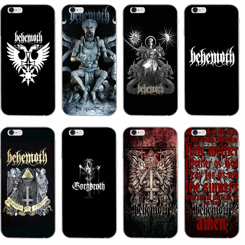 

cool band Behemoth Silicone Soft phone case For Xiaomi Mi A2 6X 8 SE Lite Mix Max 3 Redmi S2 6A Note 6 Pro Pocophone F1