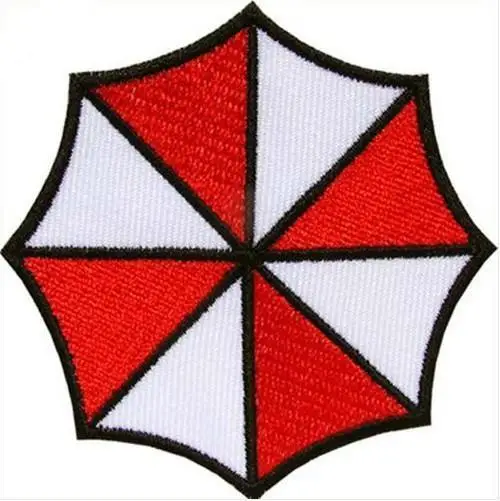 

5" LARGE Resident Evil Umbrella Corporation biker retro emo punk rockabilly applique sew on/ iron on patch Free Shipping