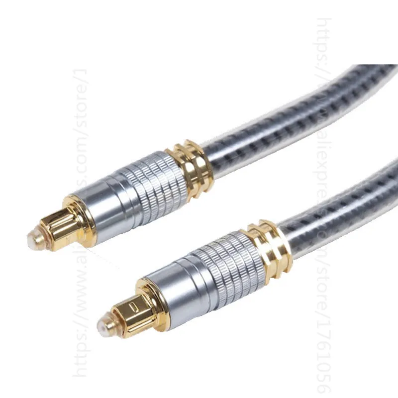OD8.0mm 1M 20M Digital Optical audio cable Toslink gold plated SPDIF