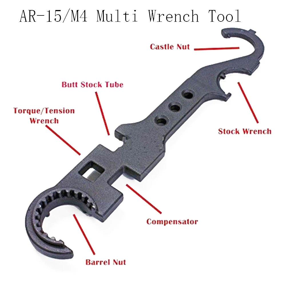 Супер pdr все черные AR15 стальные гаечные ключи для стрельбы комбинированный инструмент для ремонта винтовки ручной инструмент подходит для бытовых наборов инструментов