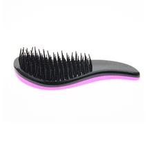 Pink Cover Hair Styling Good Men Kid Women Flat Travel Hair Comb Detangling Tangle Hair Brush