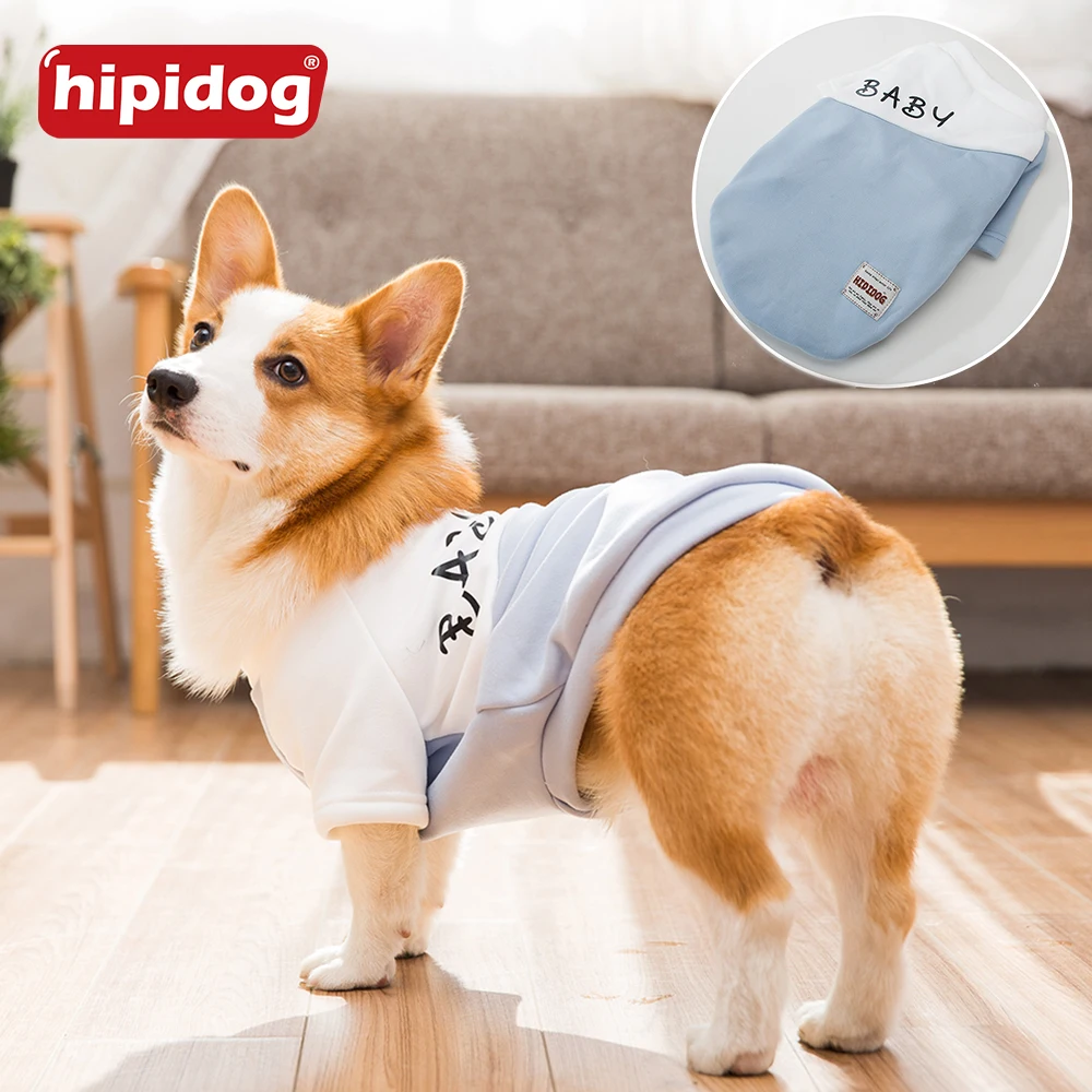 Hipidog Spring Autumn Pet Clothes Fashion Keep Warm Dog Printed Sweater