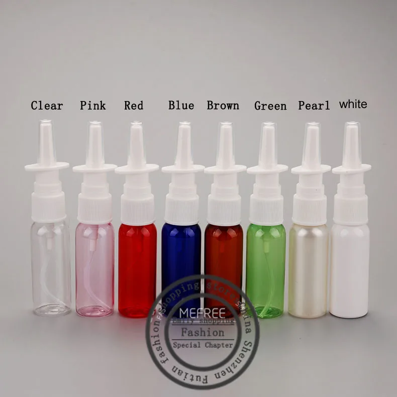 

Free Shipping 50pcs/lot 20ml PET Empty Fine Nasal Spray Mist Plastic Bottle, Cosmetic Nose Spray Bottle
