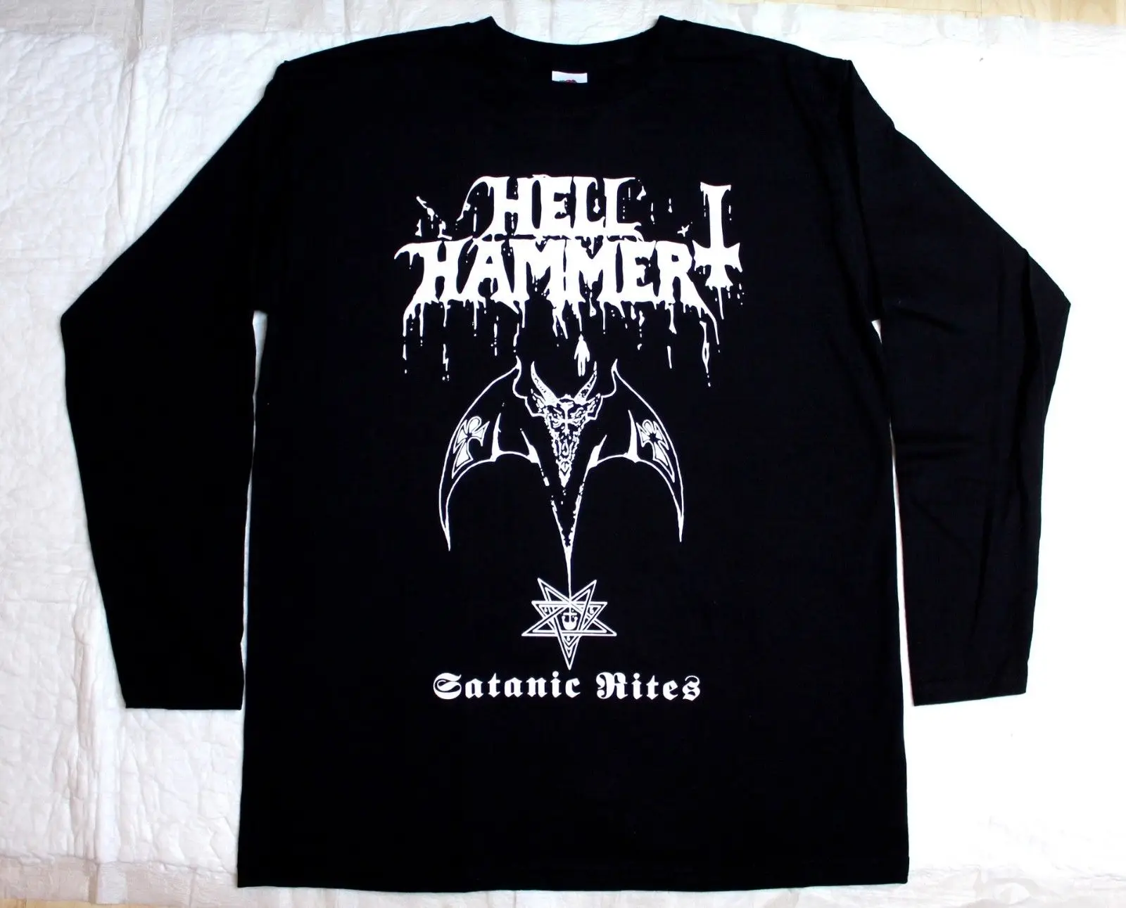 Hellhammer Satanic Rites Celtic Frost, новая черная футболка с короткими рукавами, хлопковая футболка с короткими рукавами, модная футболка homme