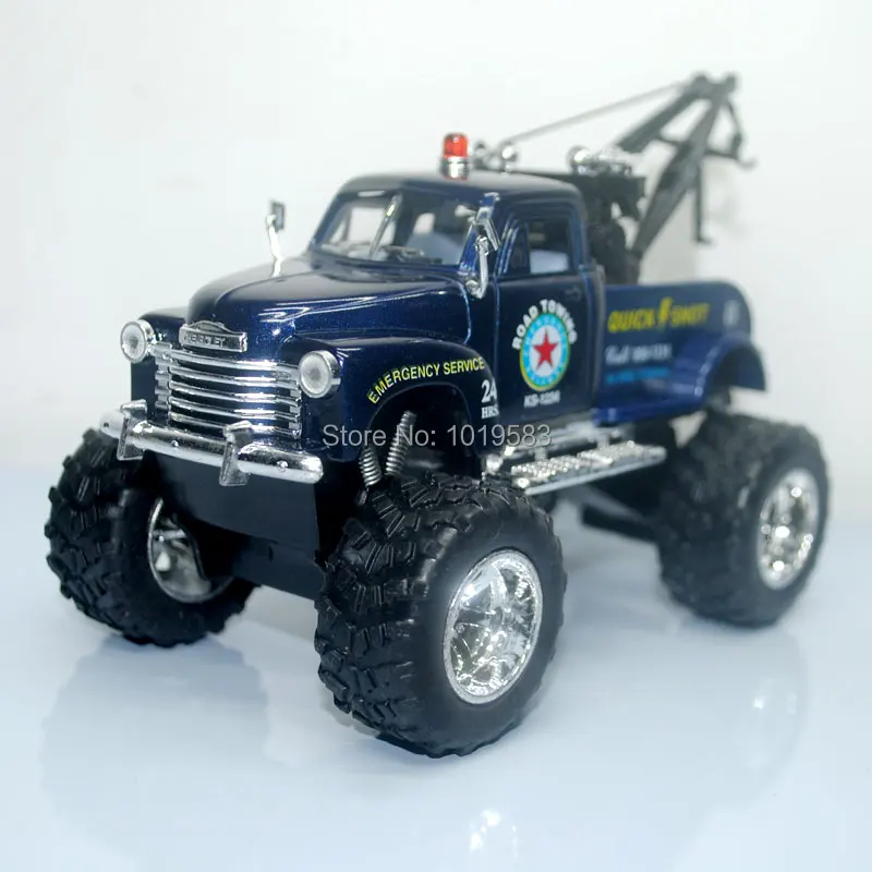 (5pcs/lot) Brand New KINGSMART 1/38 Scale Car Toys Chevrolet Big Wheels