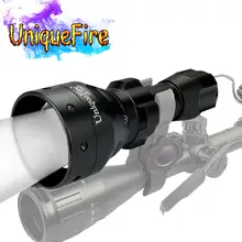 UniqueFire 1503 IR 940nm фонарик инфракрасный светодиодный 3 режима регулируемый зум ночного видения охотничий фонарь для 18650 батареи