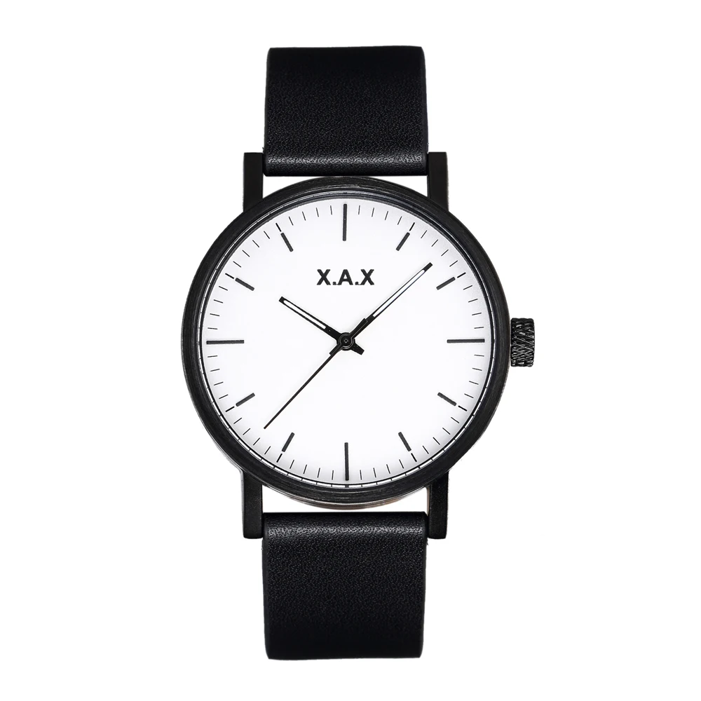 

Drop Shipping Watches Genuine Watchband Japnease Movement Custom logo Name Wrist Watch