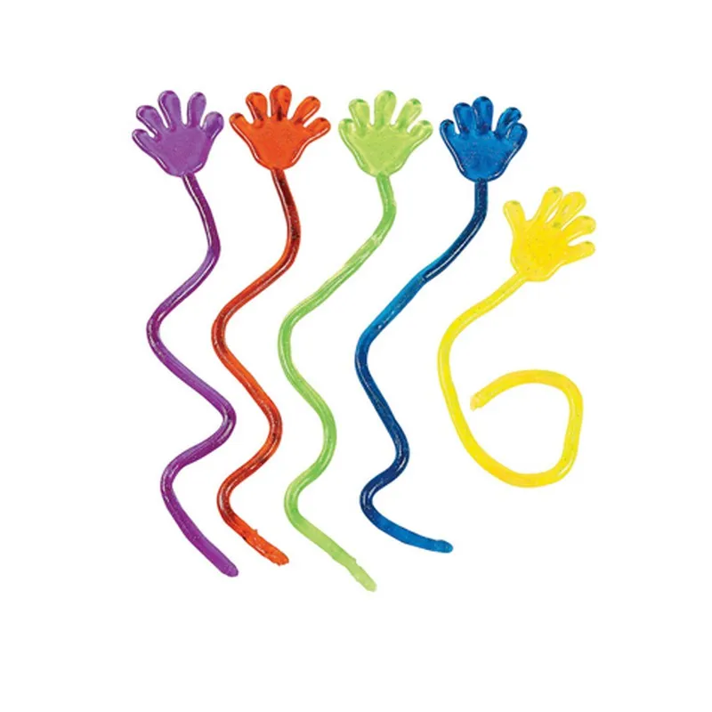 

5pcs Hot sale Jokes Gag Lover Gifts Toys novelty Glitter Sticky Hands Gags Funny Adult Gadget Practical For Children Baby Kids