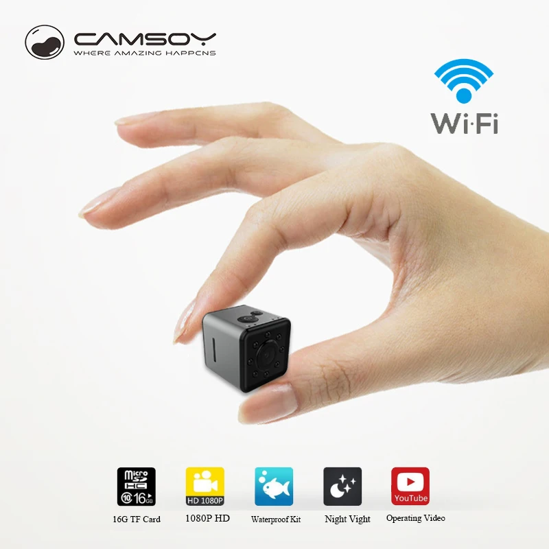 Мини-камера SQ13 HD с Wi-Fi 1080P датчик ночного видения | Электроника