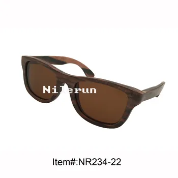 

classic brown lenses ebony wood sunglasses
