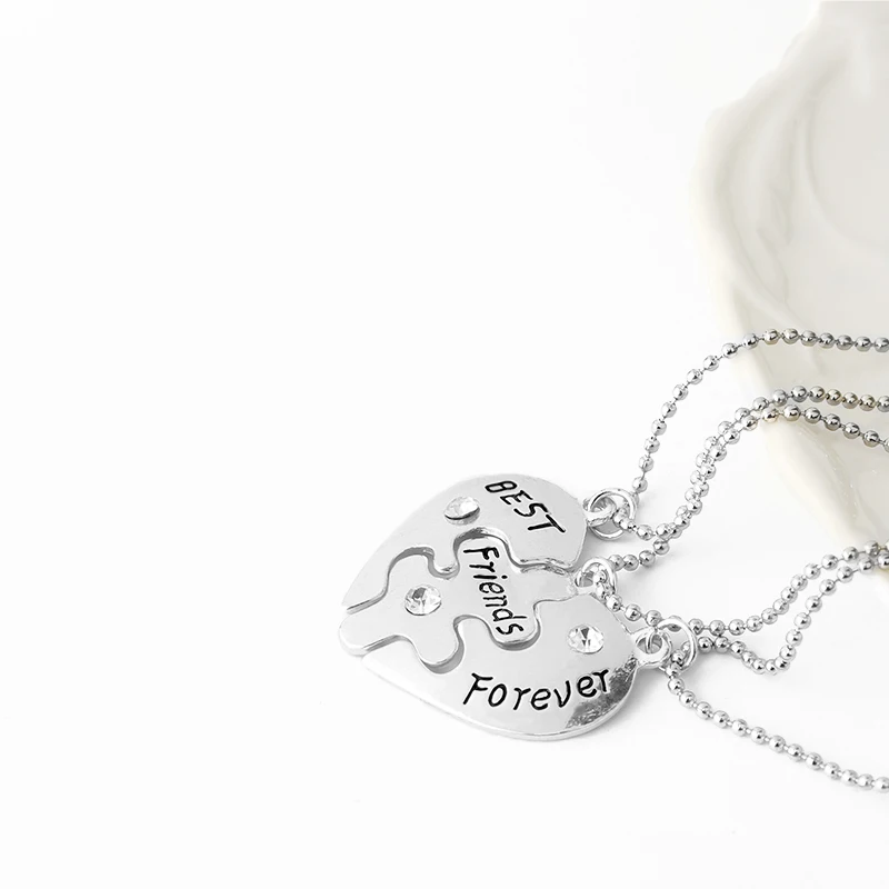 Ожерелье Lovers' Collier Bff 3 шт. ожерелье с надписью Best Friends Forever подвеска в виде сердца