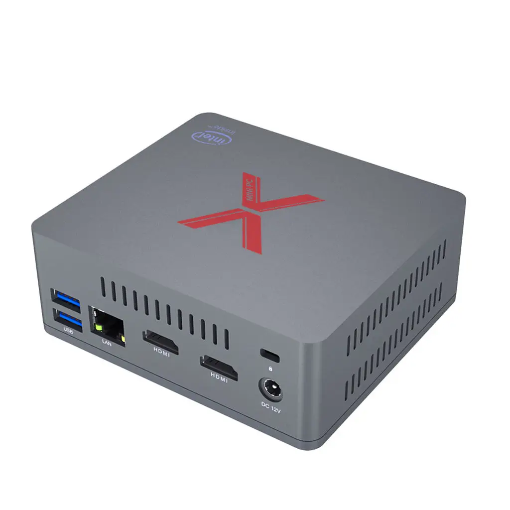 Bt3-X мини-ПК 2,4 ГГц Wifi Bluetooth 4,0 Ethernet 1000 Мбит/с 4 Гб ОЗУ 64 Гб ПЗУ Wins10 Intell Apollo Lake Celeron процессор J3355 ТВ