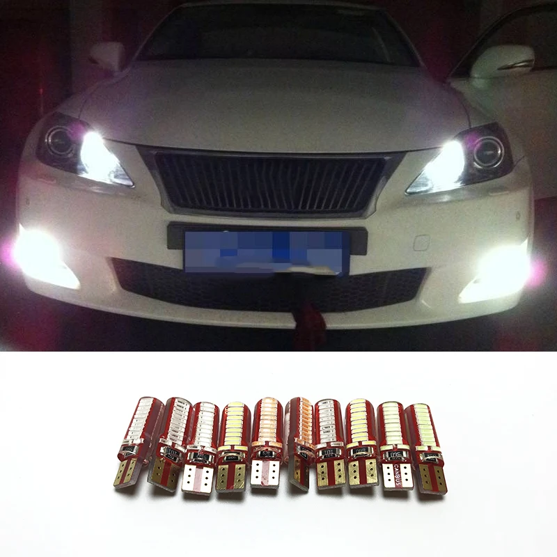Автомобильные светодиодные лампы T10 194 W5W Canbus 5630 SMD для lexus rx300 rx330 rx350 is200 is250 gs300 lx570