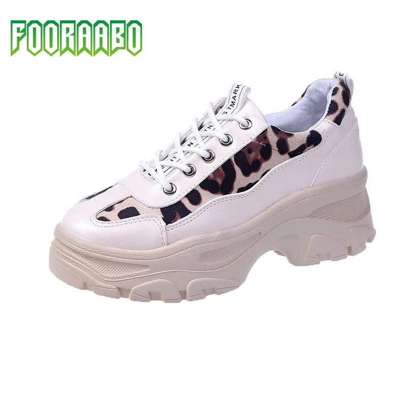 

women wedge heels sneakers student high platform casual shoes woman breathable liner round toe lace up flats comfortable YH-49