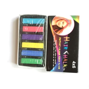 

6/12 Colors DIY Temporary Hair Chalk Cosplay DIY Non-Toxic Washable Hair Color Comb for Party Makeup