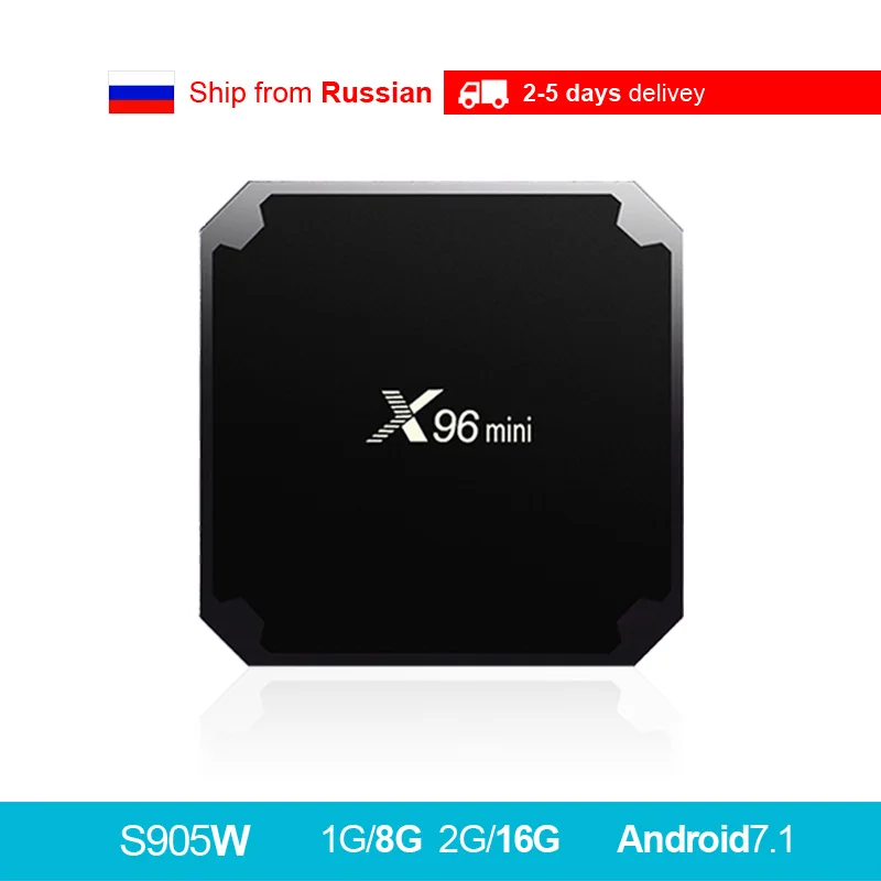 

x96 mini set top box Android 7.1 tv box Amlogic S905W Quad Core 2.4GHz WIFI HDR 10bit Suppot H.265 Media Player no IRcable