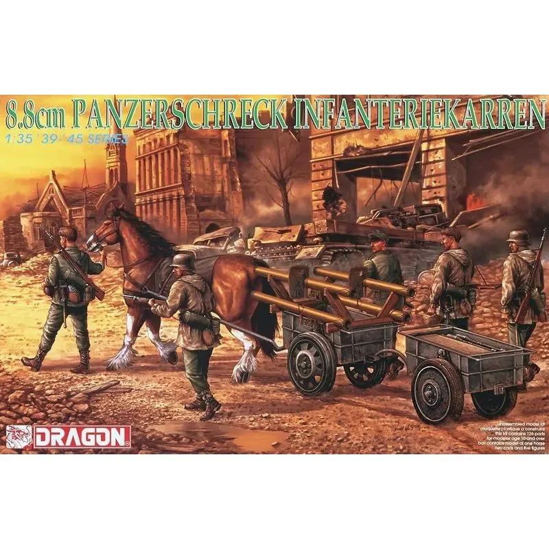 Набор моделей DRAGON 6104 1/35 8 см Panzerschreck Infanteriekarren | Игрушки и хобби