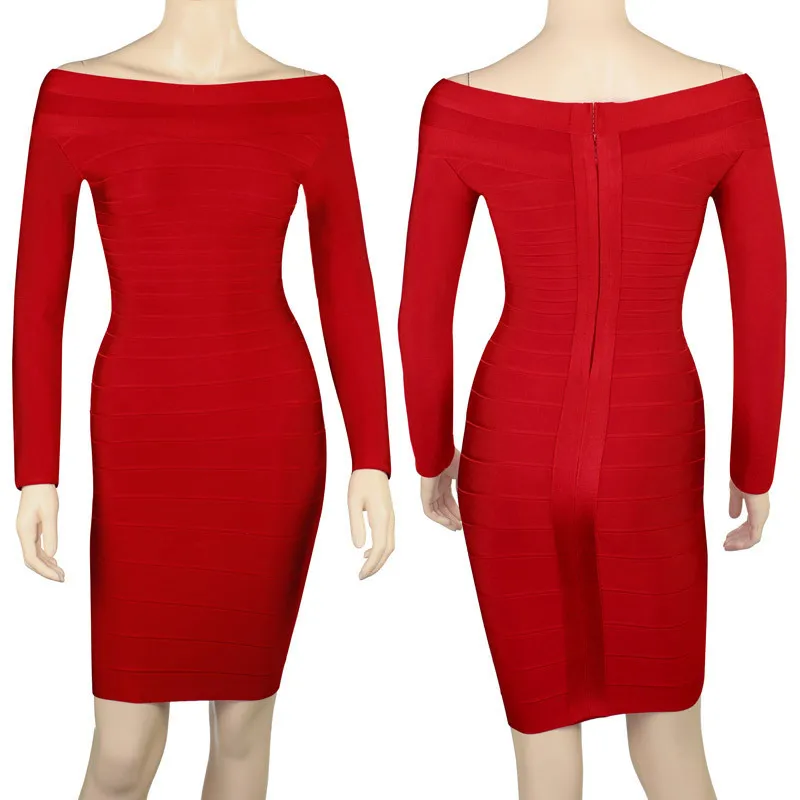 Высококачественное недорогое Бандажное платье с длинным рукавом и вырезом, женское тонкое платье, 5 цветов, синий, серый, черный, красный, платье+ костюм