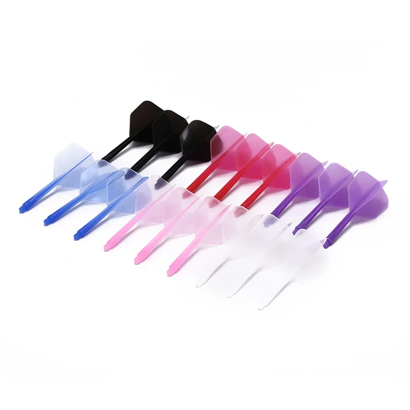 

3pc Professional Durable Anti-fall 75mm Plastic Darts Flights Dart Flights 2BA Screw Soft In-one Dart Flight