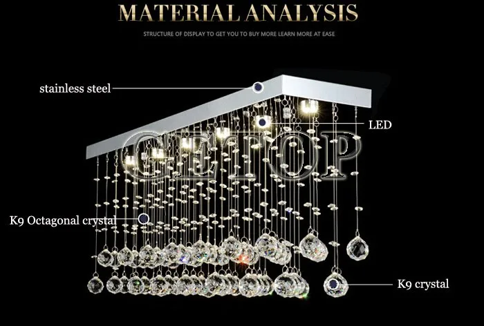 Plafoniere In Cristallo Miglior Prezzo : T miglior prezzo di vendita calda onda rettangolare led moderno