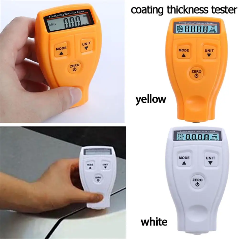 

GM200 Coating Thickness Gauge Lacquer Metal Film Tester Tool (Bubble Bag Packaging, No Battery Delivery)