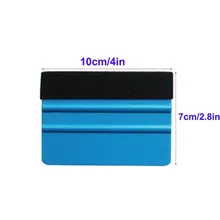 Автомобильная виниловая пленка упаковочные инструменты синий скребок Ракель с войлочный край Размер 12,5 см* 8 см наклейки для стайлинга автомобиля аксессуары