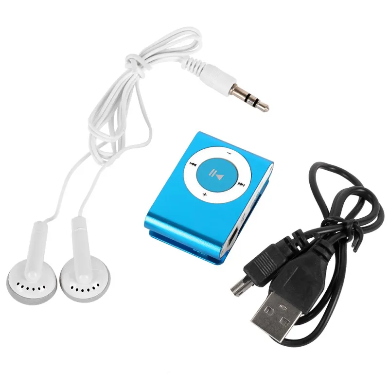 8 цветов портативный мини Mp3 музыкальный плеер MP3-плеер Поддержка Micro TFCard слот USB Mp3 S порт плеер USB порт с наушником