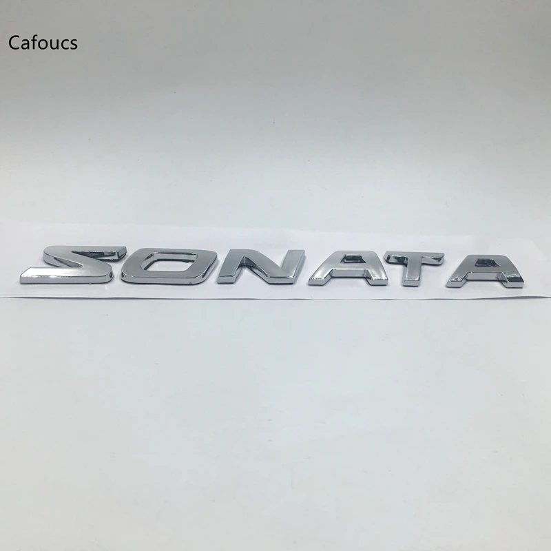 Для Hyundai Sonata хромированные буквы эмблема значки задние сапоги багажник авто