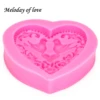Love Hreat shape Peace Dove flowers soap mold chocolate DIY fondant cake decorating tools silicone mold resin clay T0052 ► Photo 2/6