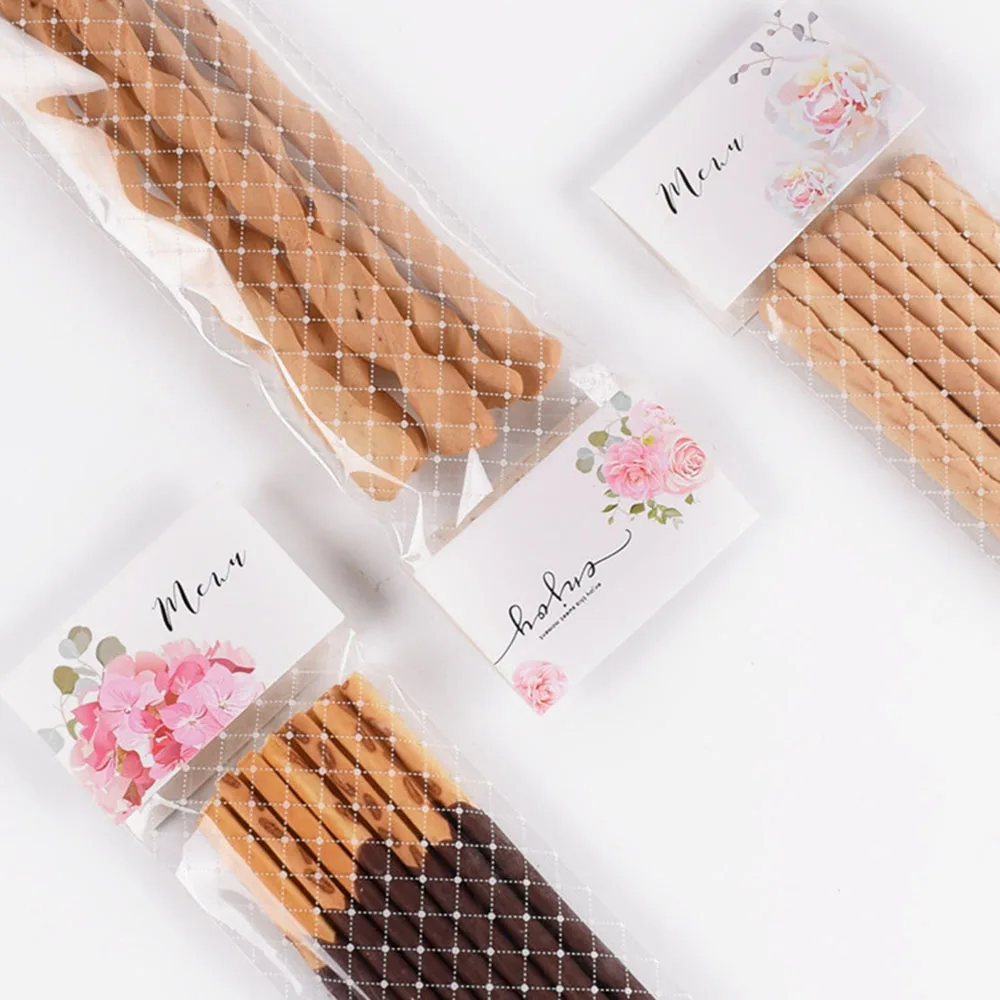 

15pcs Creative Card Head Flower Candy Cookie Bags Gift Bags Greeting Cards Baby Shower Birthday Party Packaging Bags Candy Box