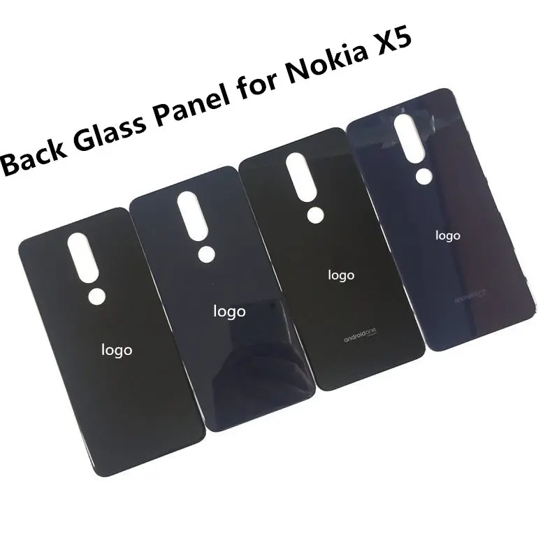 Оригинальная новая задняя крышка для Nokia X5 батареи Корпус стеклянная панель X6