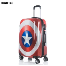 Travel tale 2" 24" дюймов детский жесткие стороны kinder koffer тележка багаж дорожные чемоданы с колеса