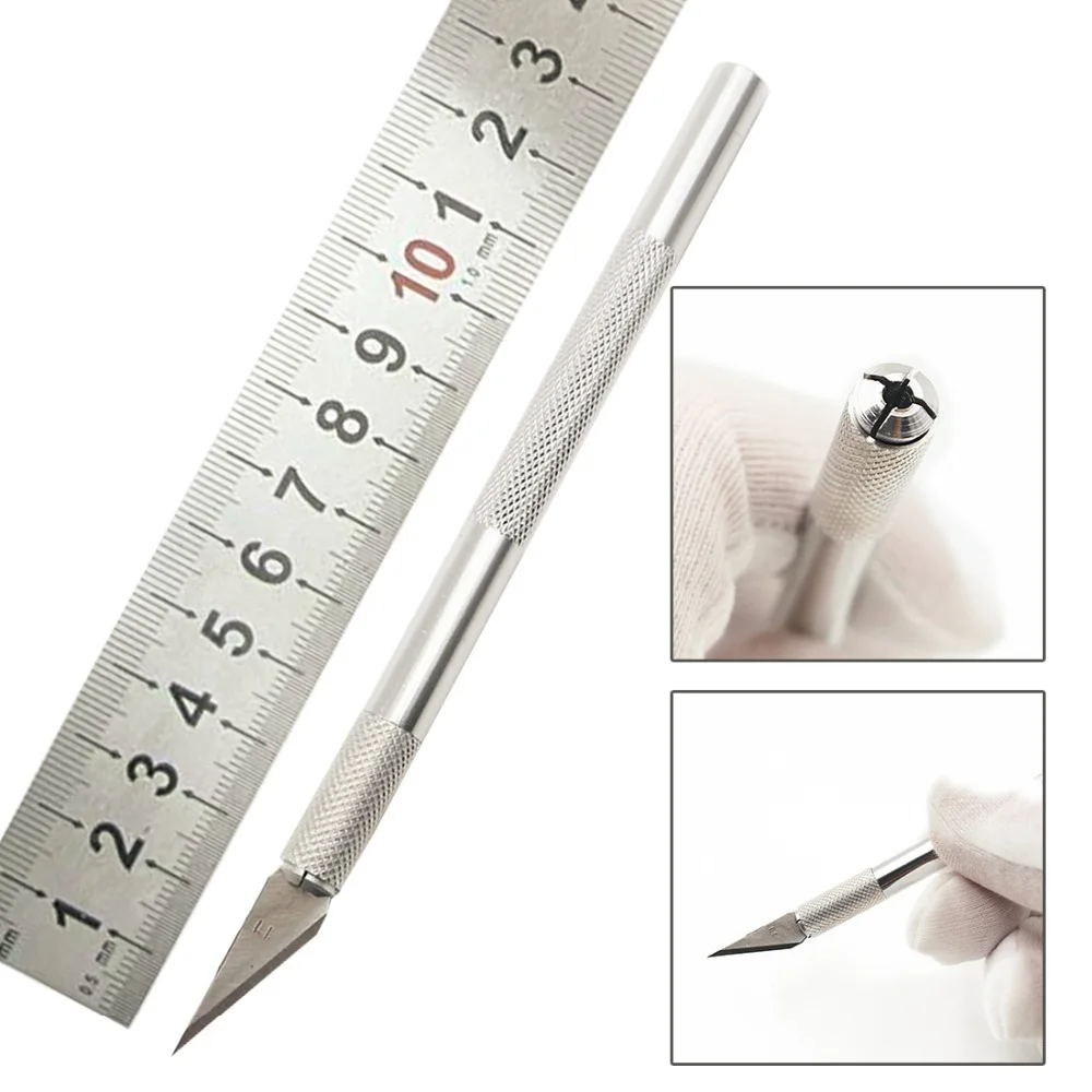 

#11 Non-slip Metal Scalpel Knife Blades Cutter Engraving Craft Knives Blades for Mobile Phone Laptop PCB Repair Hand Tools