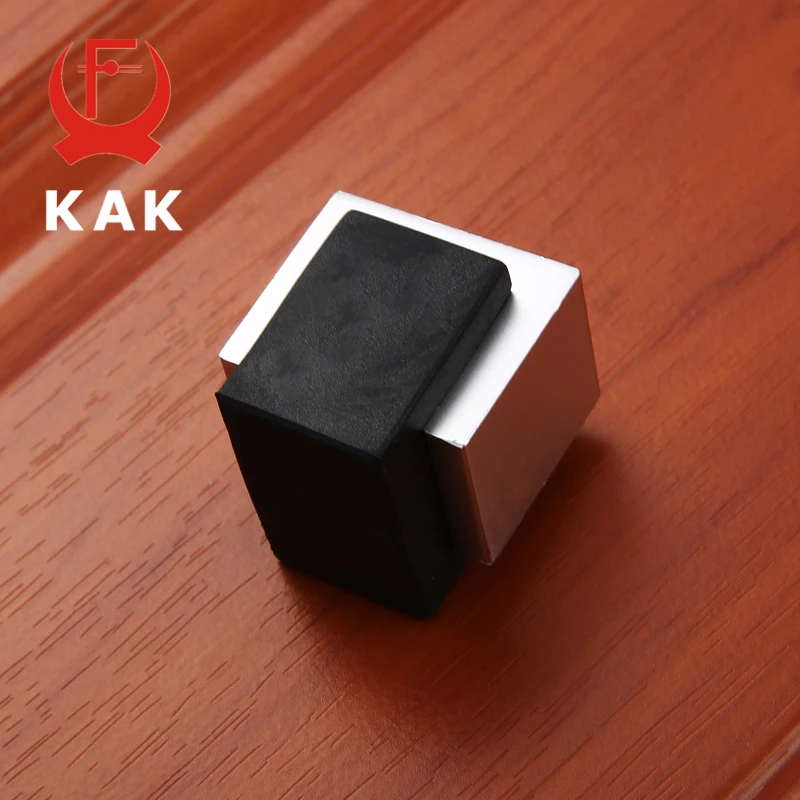 Резиновый дверной ограничитель KAK скрытый стеклянный держатель из алюминиевого