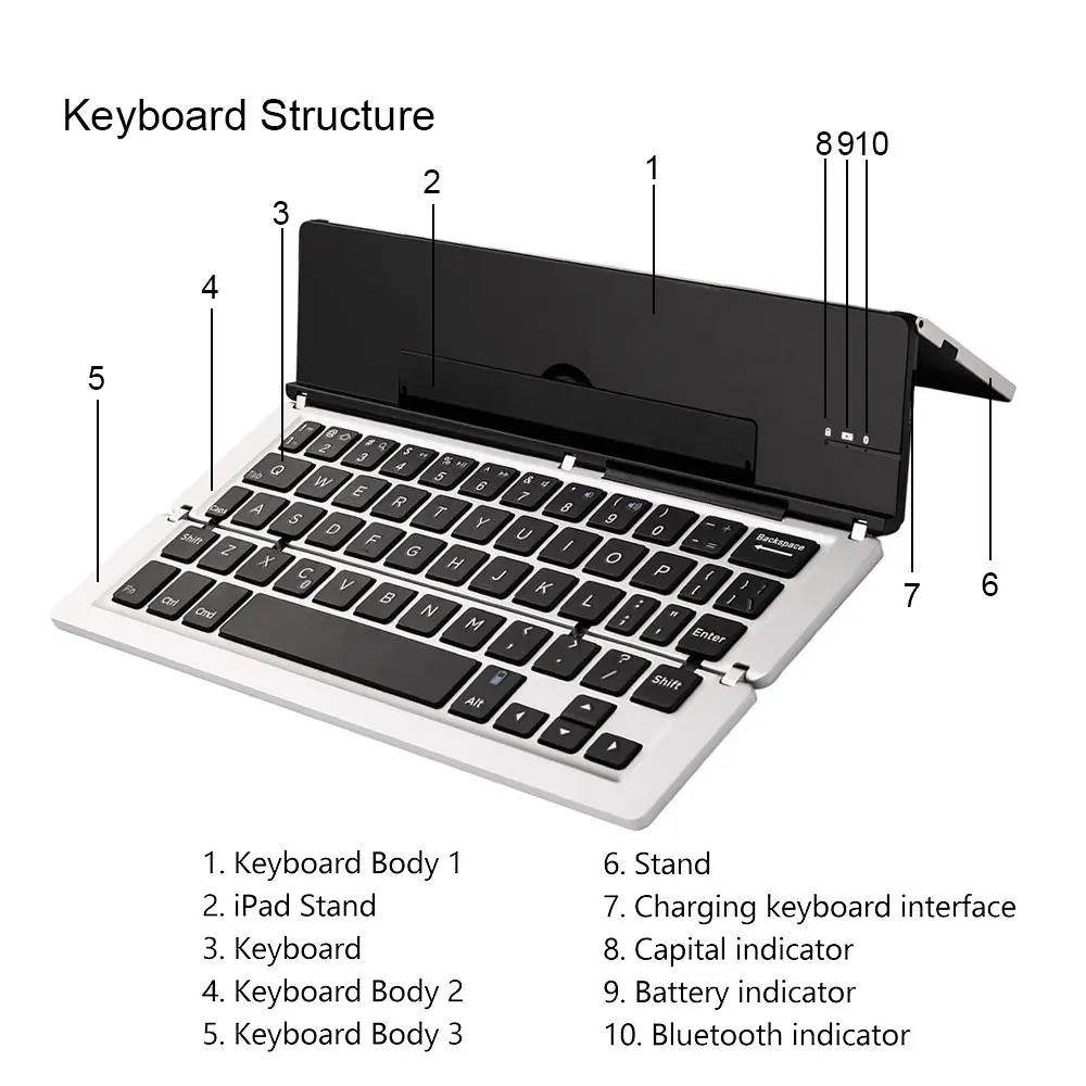 Animuss Wireless Mini Folding BlueTooth Keyboard for Smartphones and Tablet PC Animuss Wireless Mini Folding BlueTooth Keyboard for Smartphones and Tablet PC